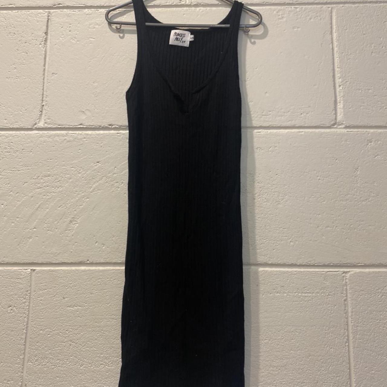 Princess Polly black dress tight fitted around... Depop