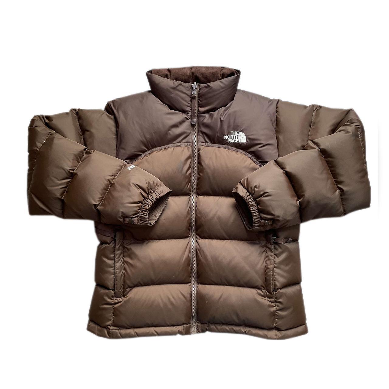 the north face puffer 700 brown