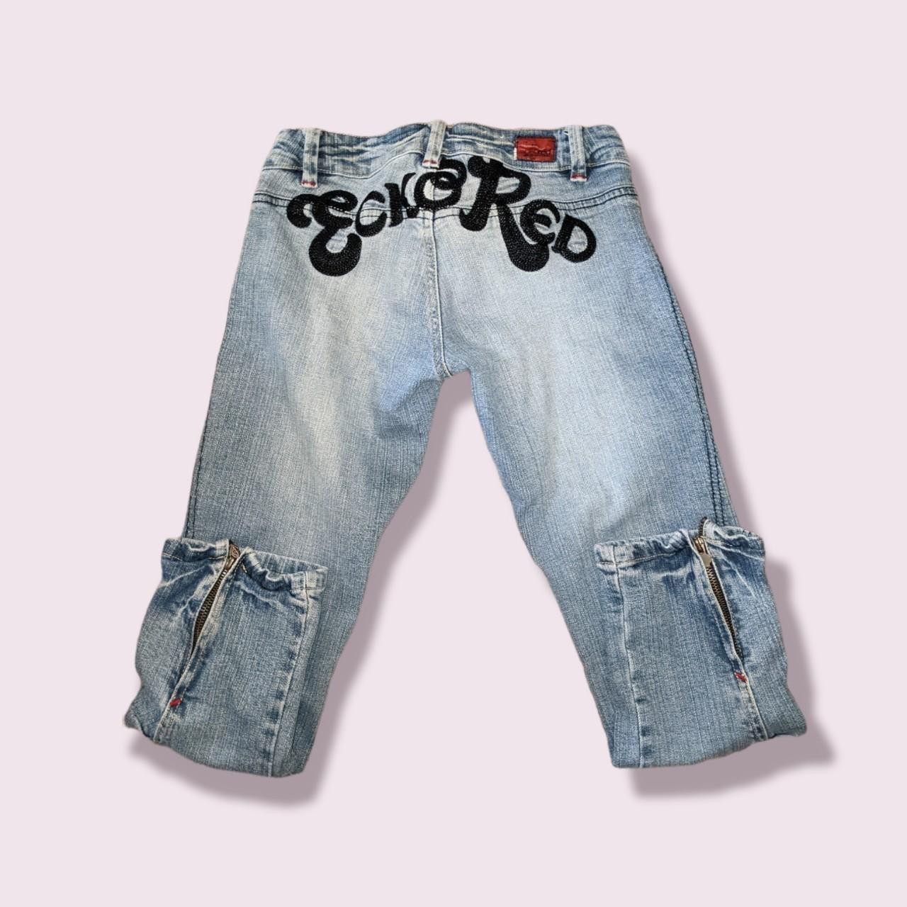 ecko red denim jeans