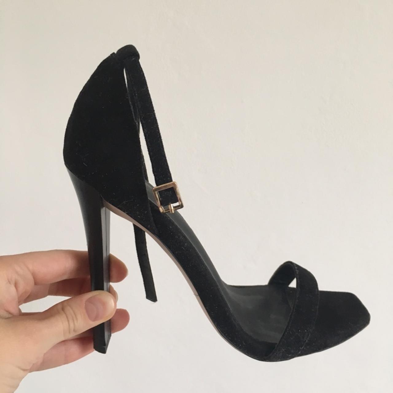 4 inch heels on sale black