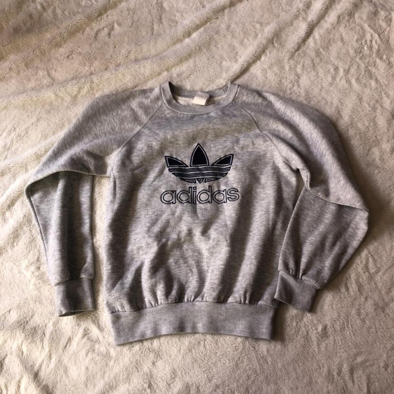 Vintage Adidas Crewneck Preowned comes in good... - Depop