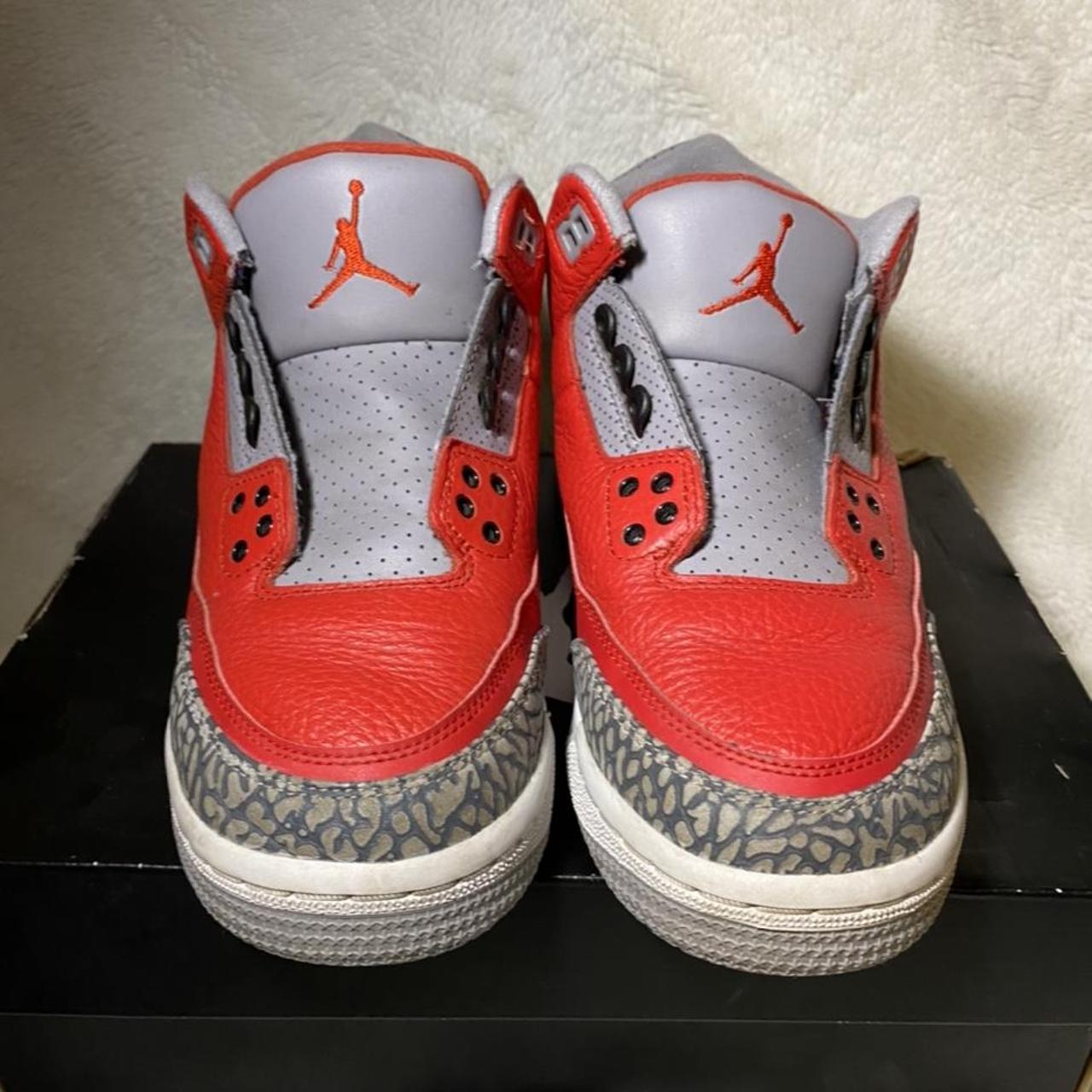 jordan 3 womens red