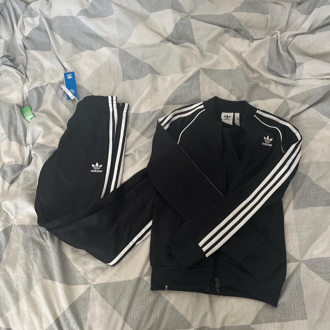 adidas sst top-xs bottoms-small never worn - Depop