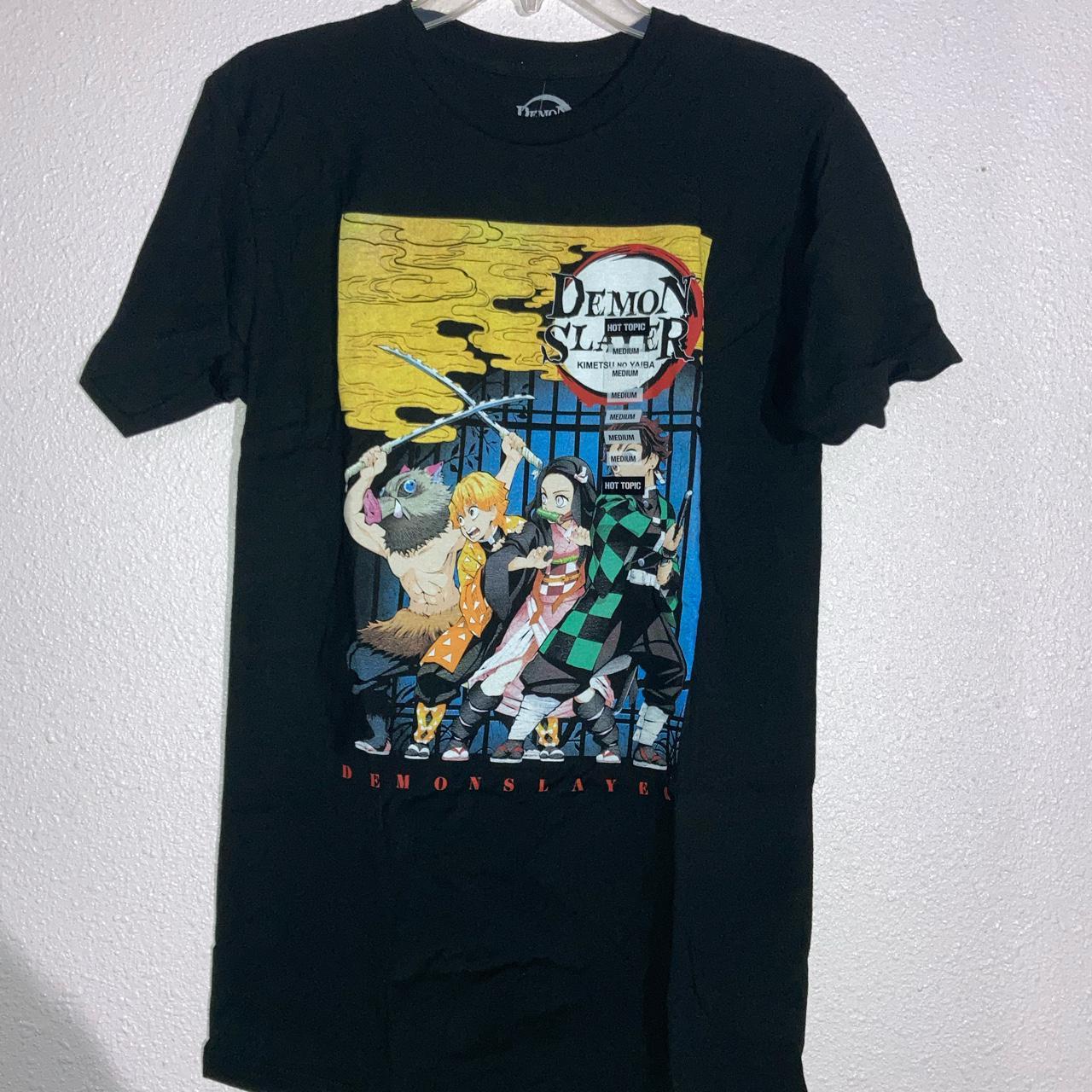 Demon Slayer Group T-shirt From Hot Topic. Brand New... - Depop