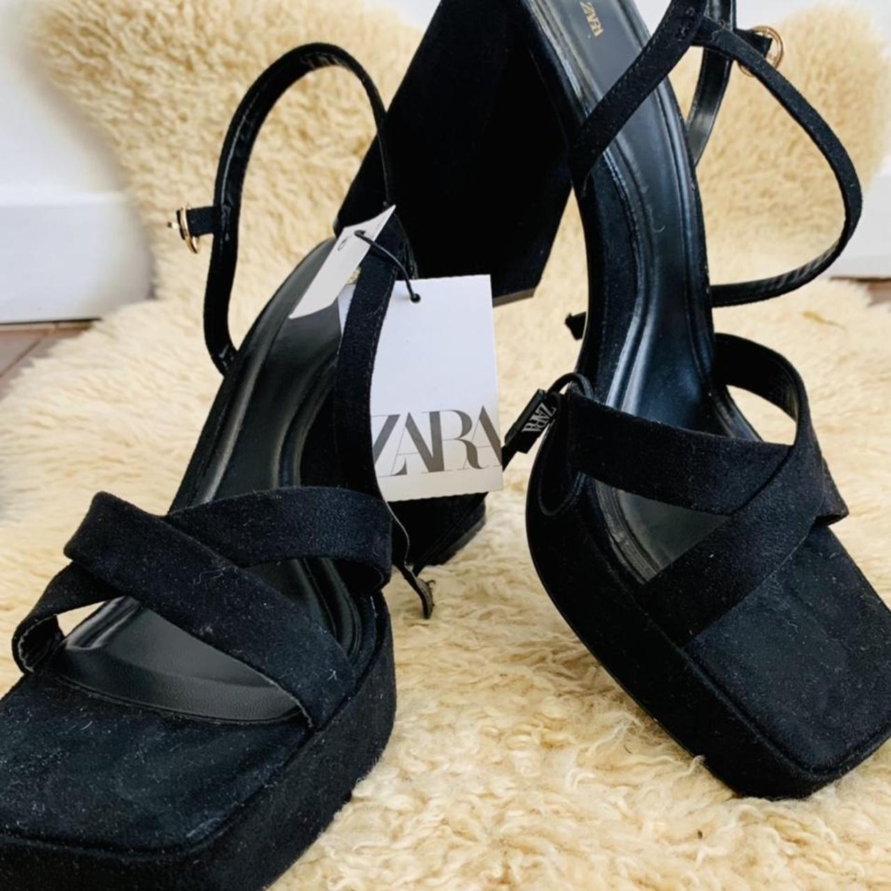 Zara High Heel Platform Sandals *Size EU42 UK9... Depop