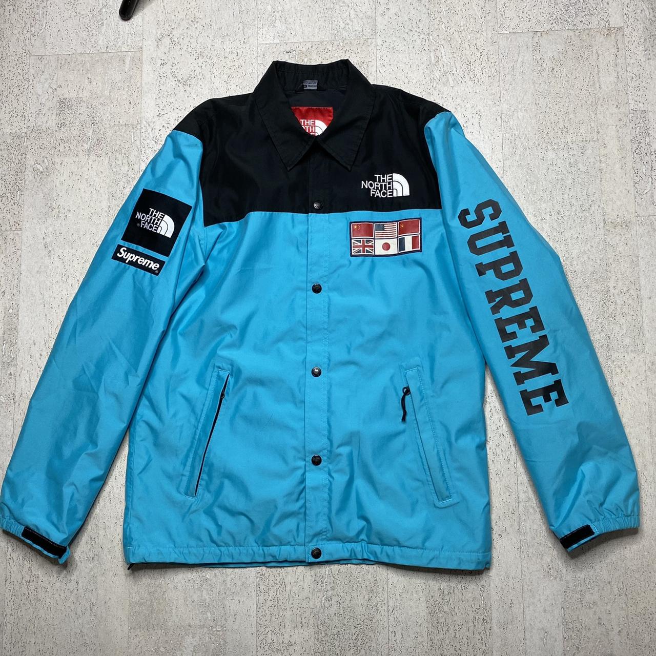 SS14 Supreme x The North Face Flags Expedition Coaches Jacket