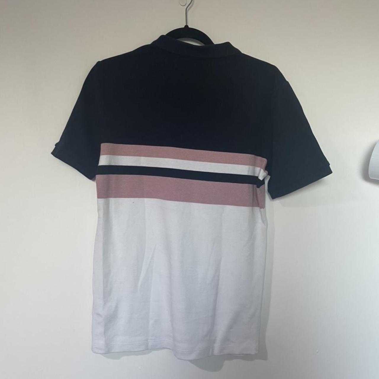 Next Men's Black and Pink Polo-shirts | Depop