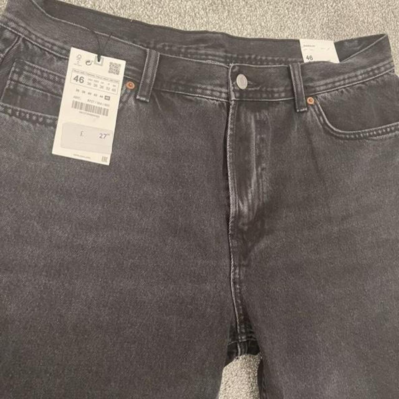 BRAND NEW ZARA MENS BLACK DENIM SHORTS SIZE 46 Depop