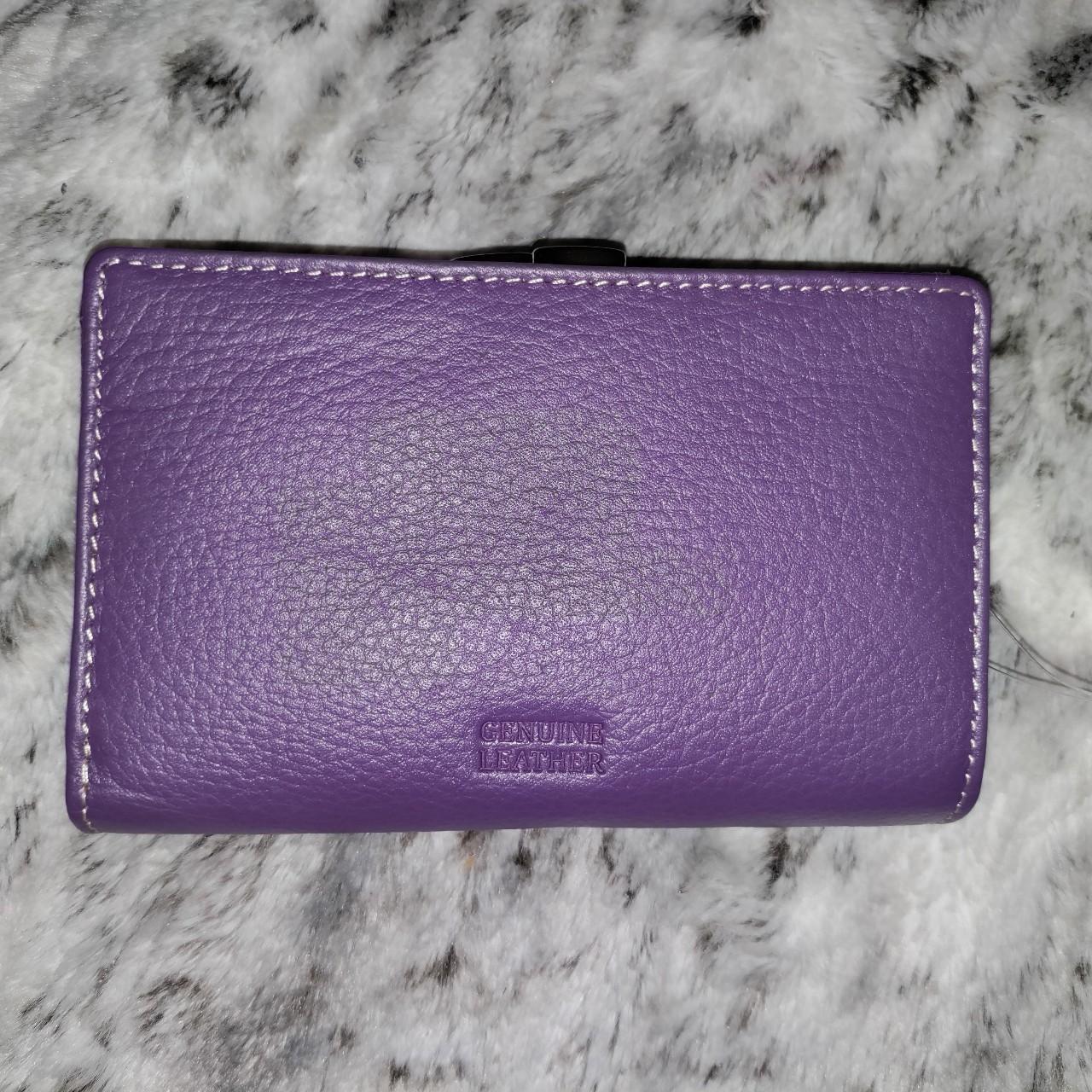 Product Image 4 - NWT Genuine Leather Purple Wallet