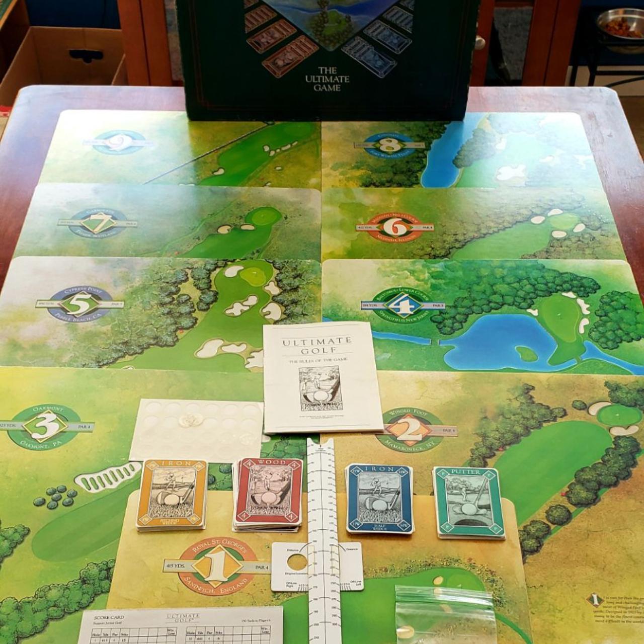 Ultimate Golf Vintage Boardgame Table Top Golf... Depop