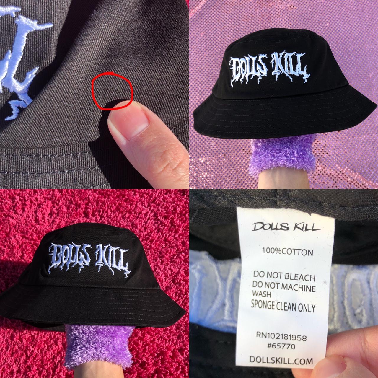 DOLLS KILL BUCKET HAT 🕸🕷brand new without tags,... Depop