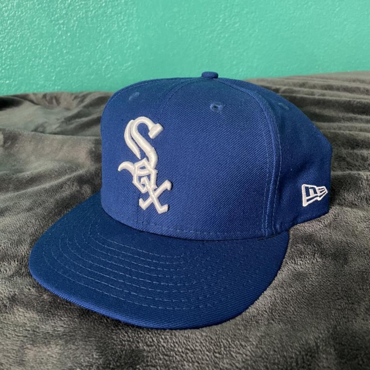 New Era 59fifty White Sox Hat Blue Brim Chicago White Sox 59fifty