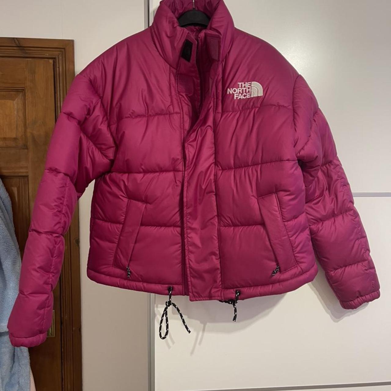 Pink North Face Puffer Coat Size small #northface... - Depop