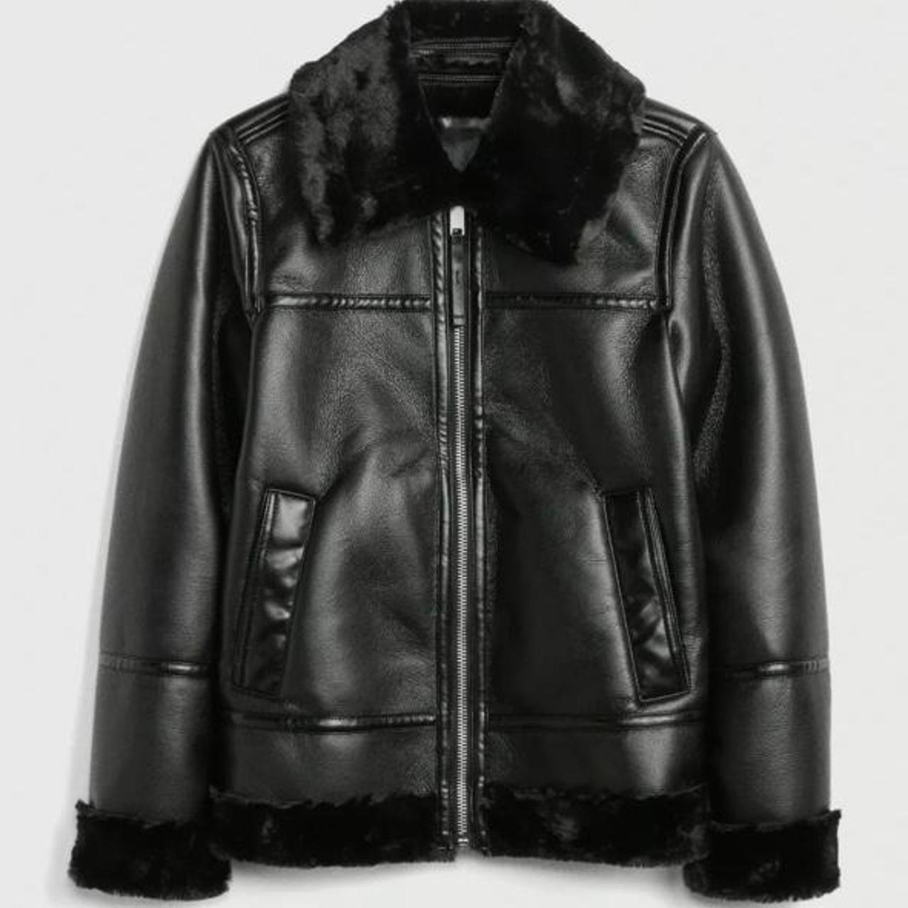 Faux fur jacket outlet gap