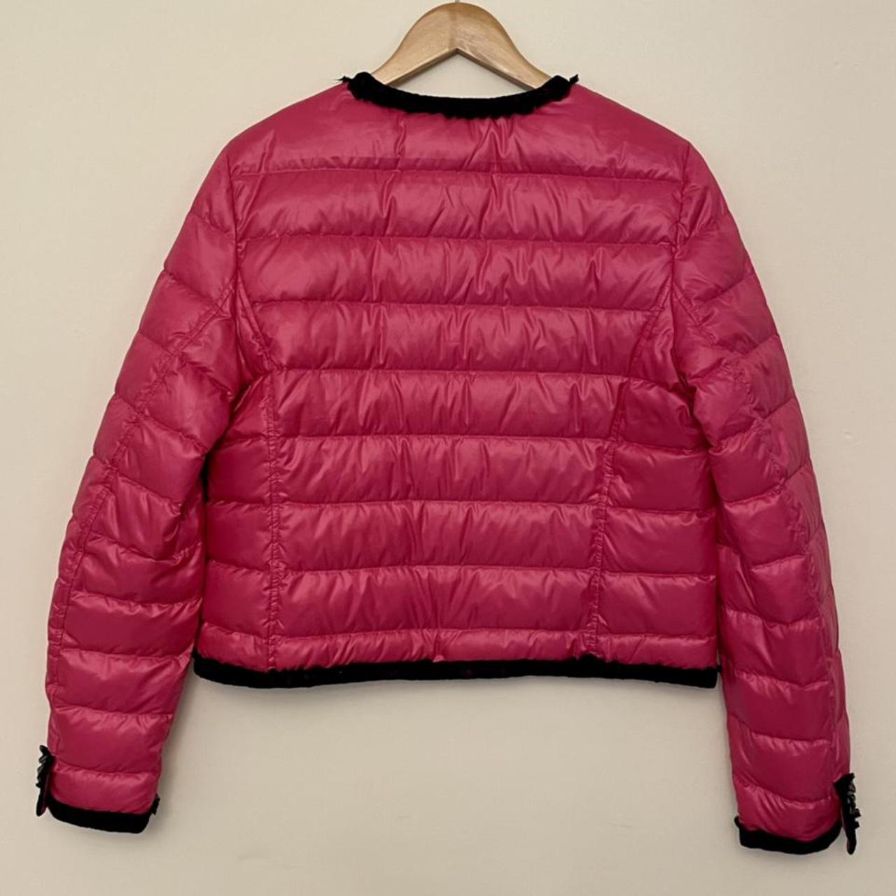 juicy couture sweet raspberry puffer jacket brand... - Depop