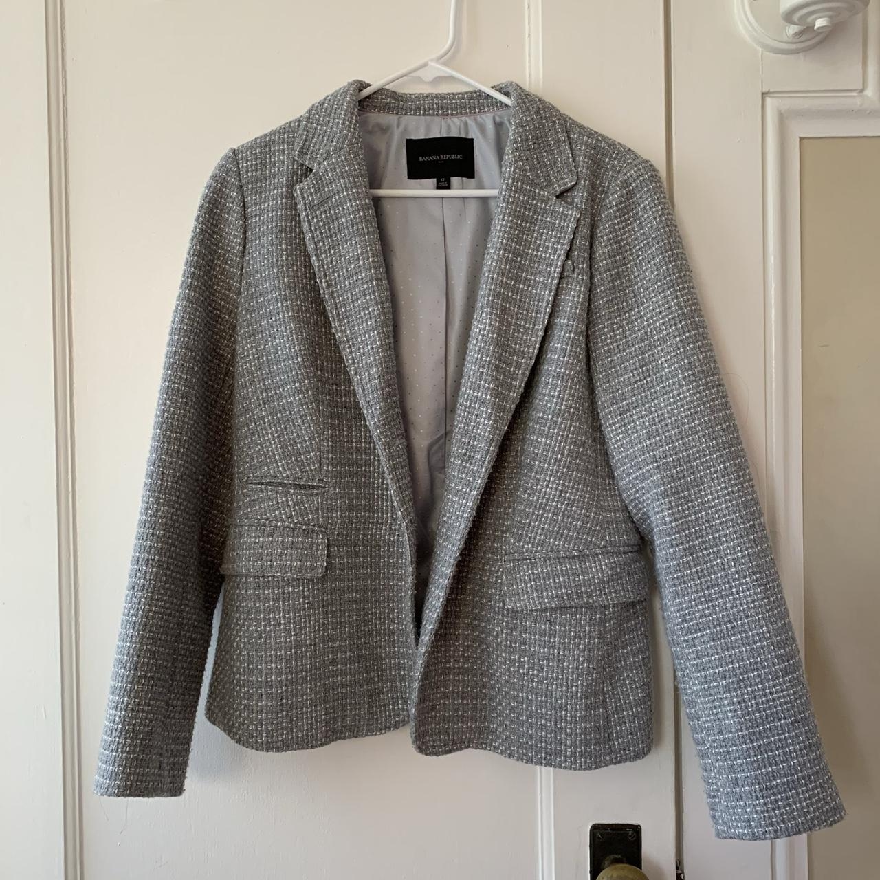 Banana republic sales tweed blazer