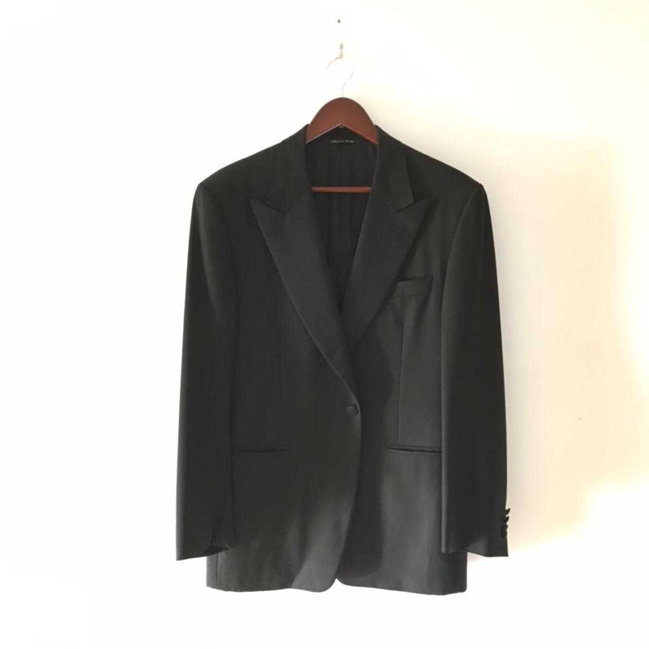 Canali peak-lapel tuxedo jacket. Made in Italy, this... - Depop