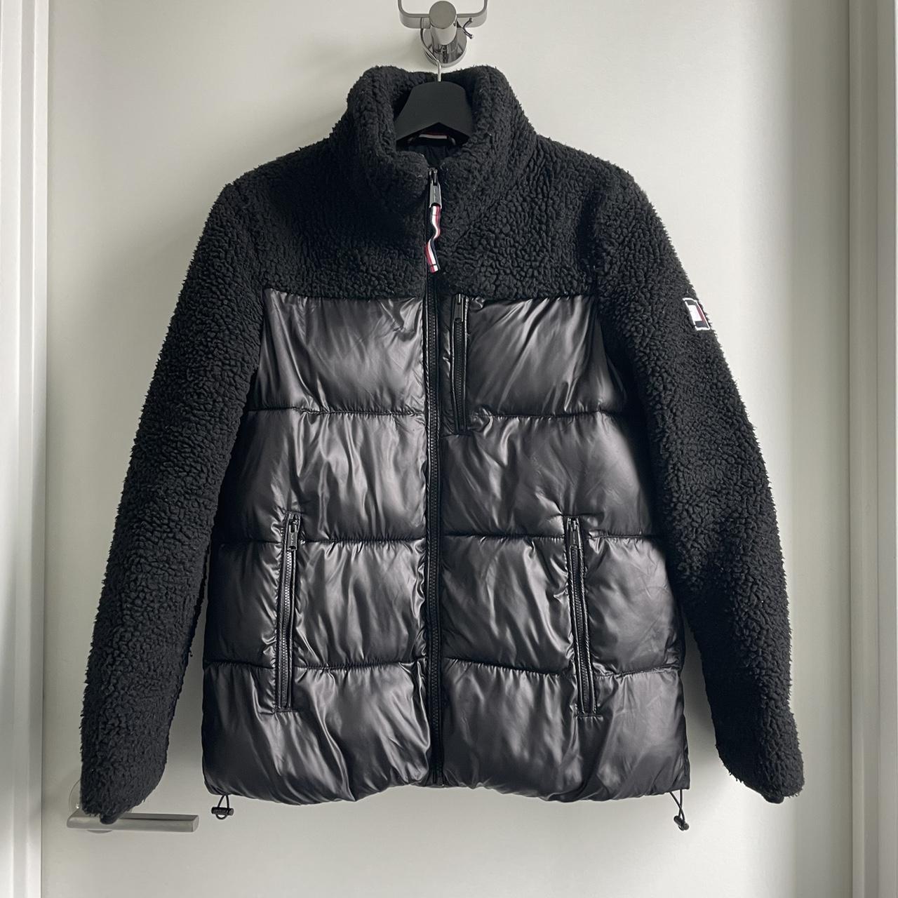 Tommy Hilfiger teddy bear black puffer jacket. Super... Depop