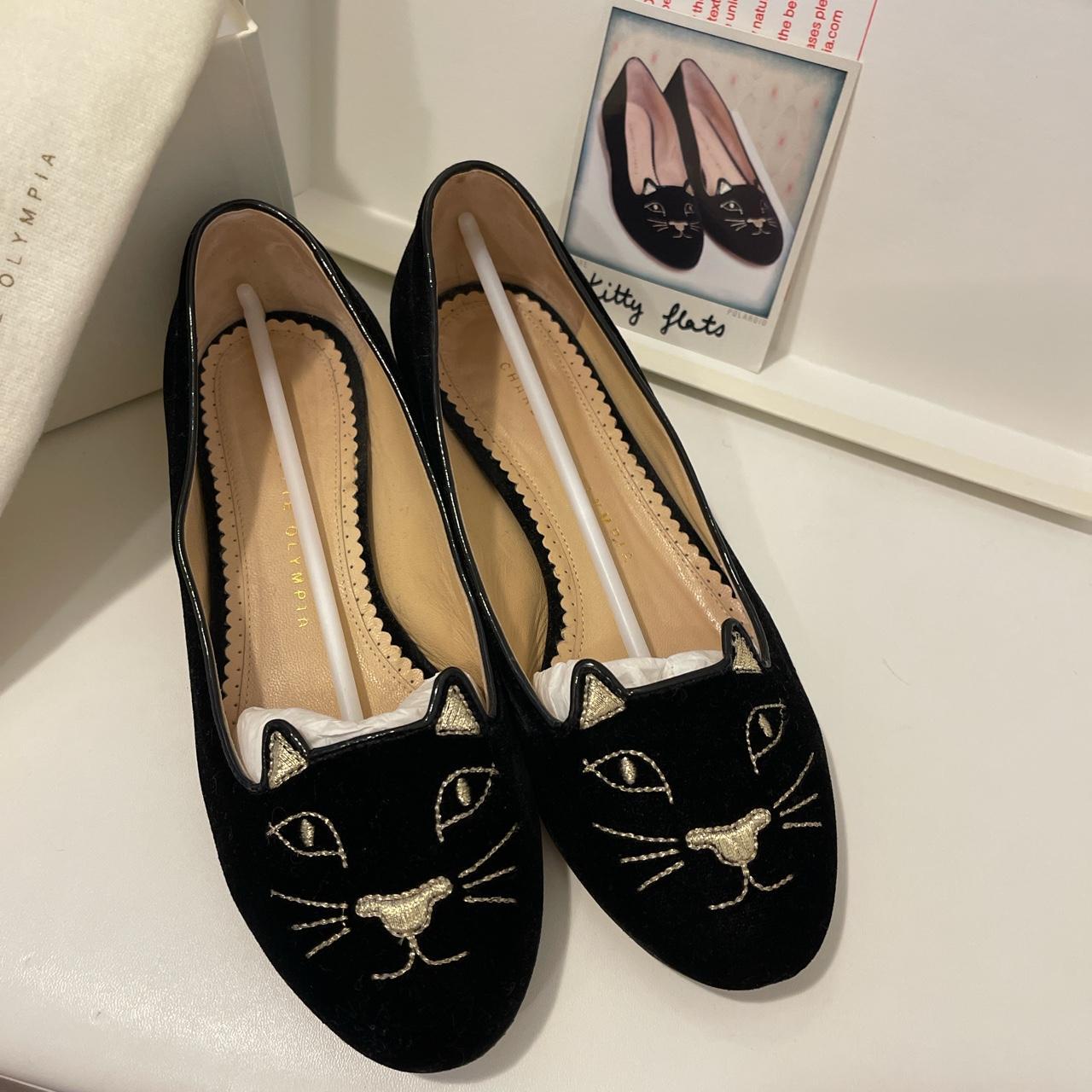 CHARLOTTE OLYMPIA VELVET KITTY IENA 36 - 靴/シューズ