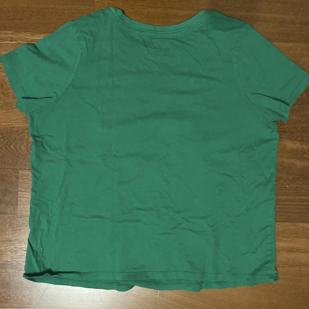 y2k womens sprite crop top fits closest to a womens... - Depop