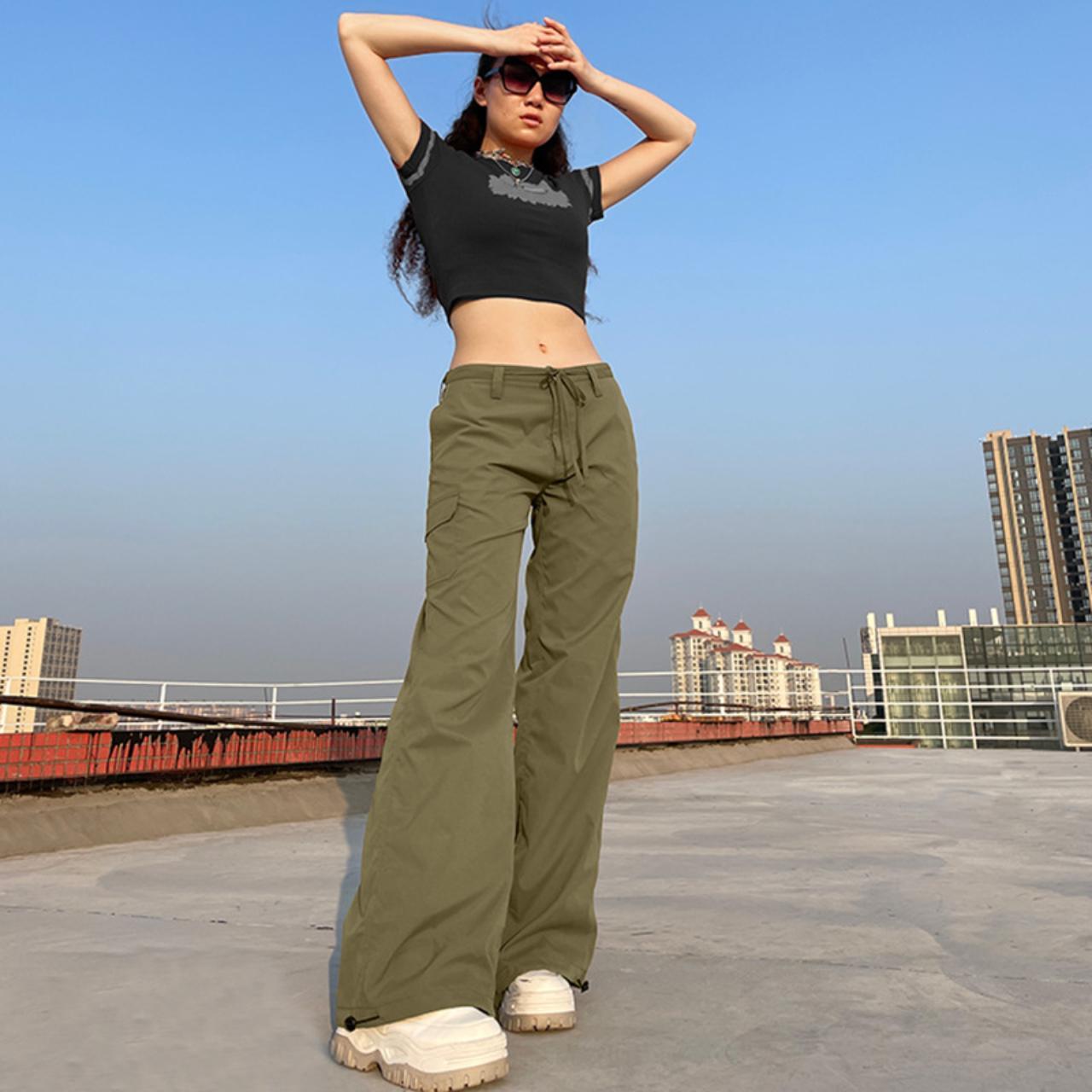 Low Waist Baggy Cargo Pants Pant Style: Cargo... - Depop