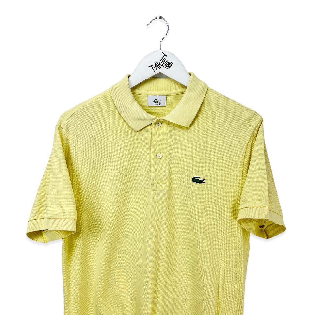 Lacoste Men's Yellow Polo-shirts | Depop