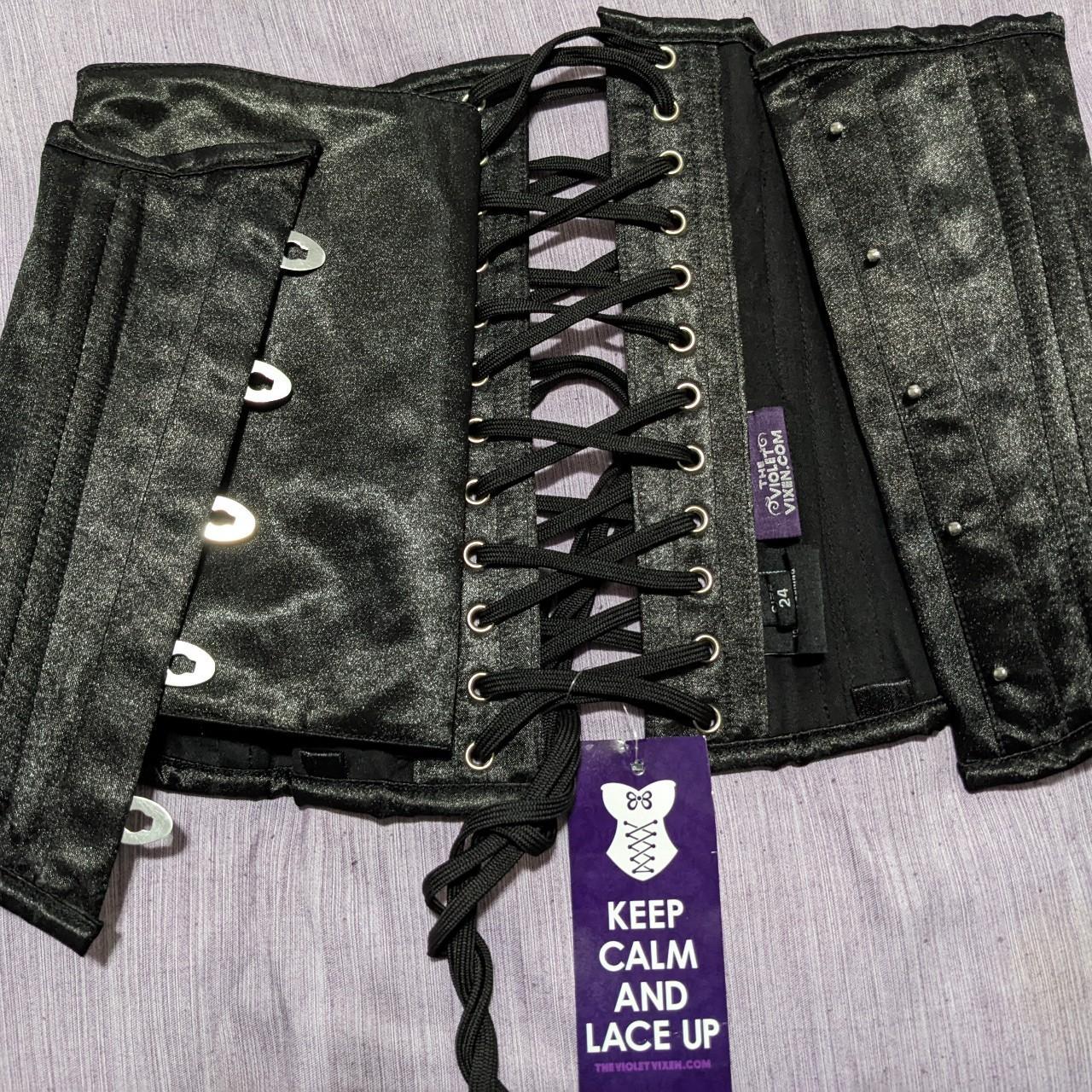 All Laced Up Underbust Corset - Black – Violet Vixen