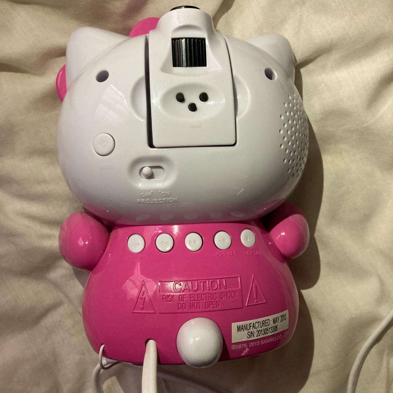 ShiftyThrifting — Completely demolished Hello Kitty clock radio.