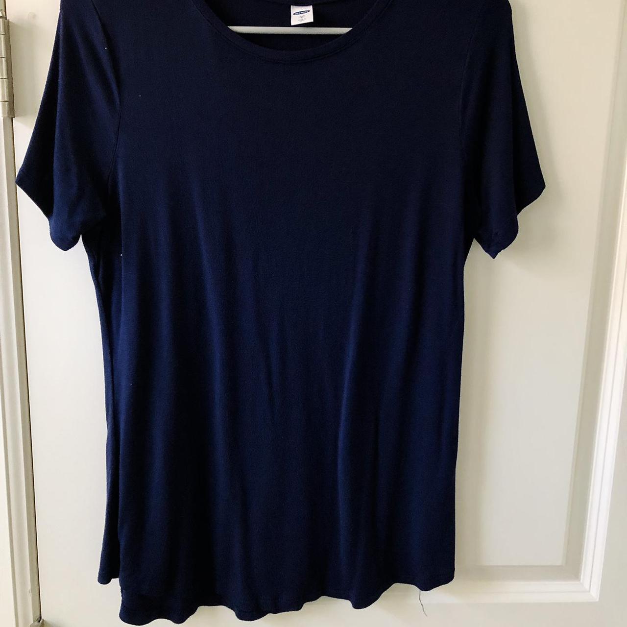 Navy Blue Old Navy Basic Crewneck Tee. Very Soft And - Depop