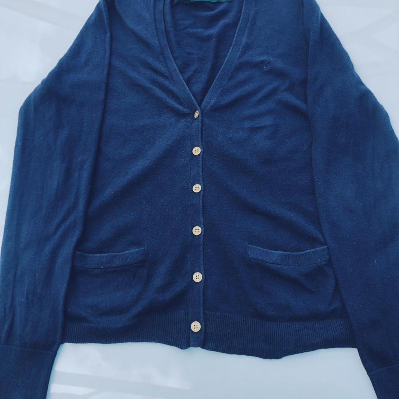 Navy Ralph Lauren cardigan size small - great... - Depop