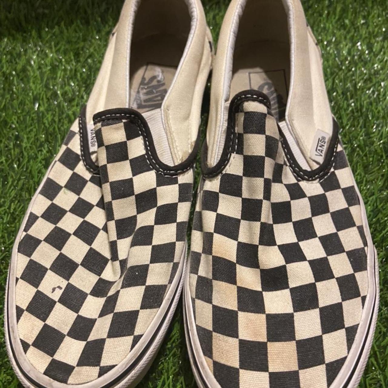 Checkerboard vans size 7 best sale