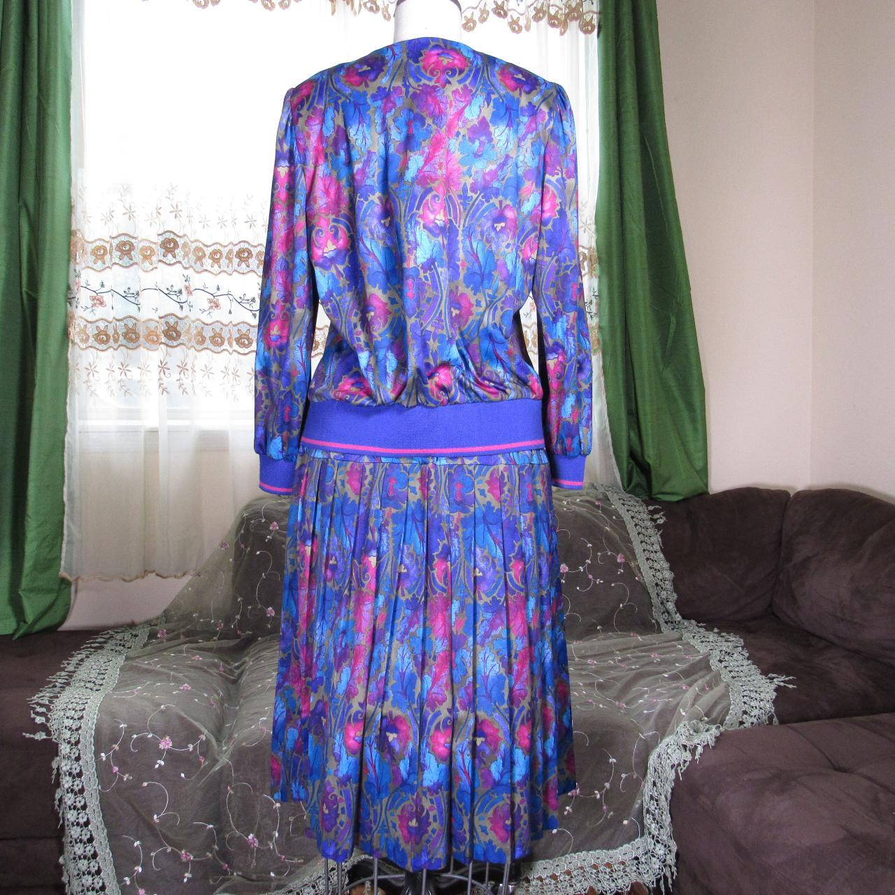 Impromptu Women's Blue and Pink Dress (4)