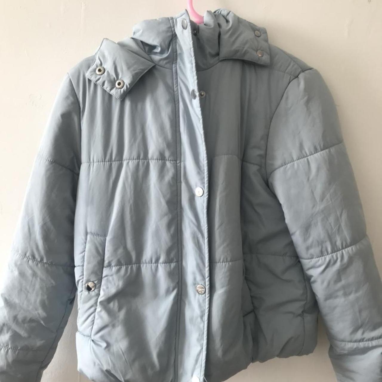 Women's Blue and Silver Jacket | Depop