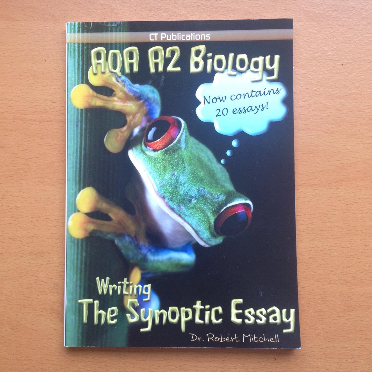 aqa biology synoptic essays for the new exam starting 2016 pdf