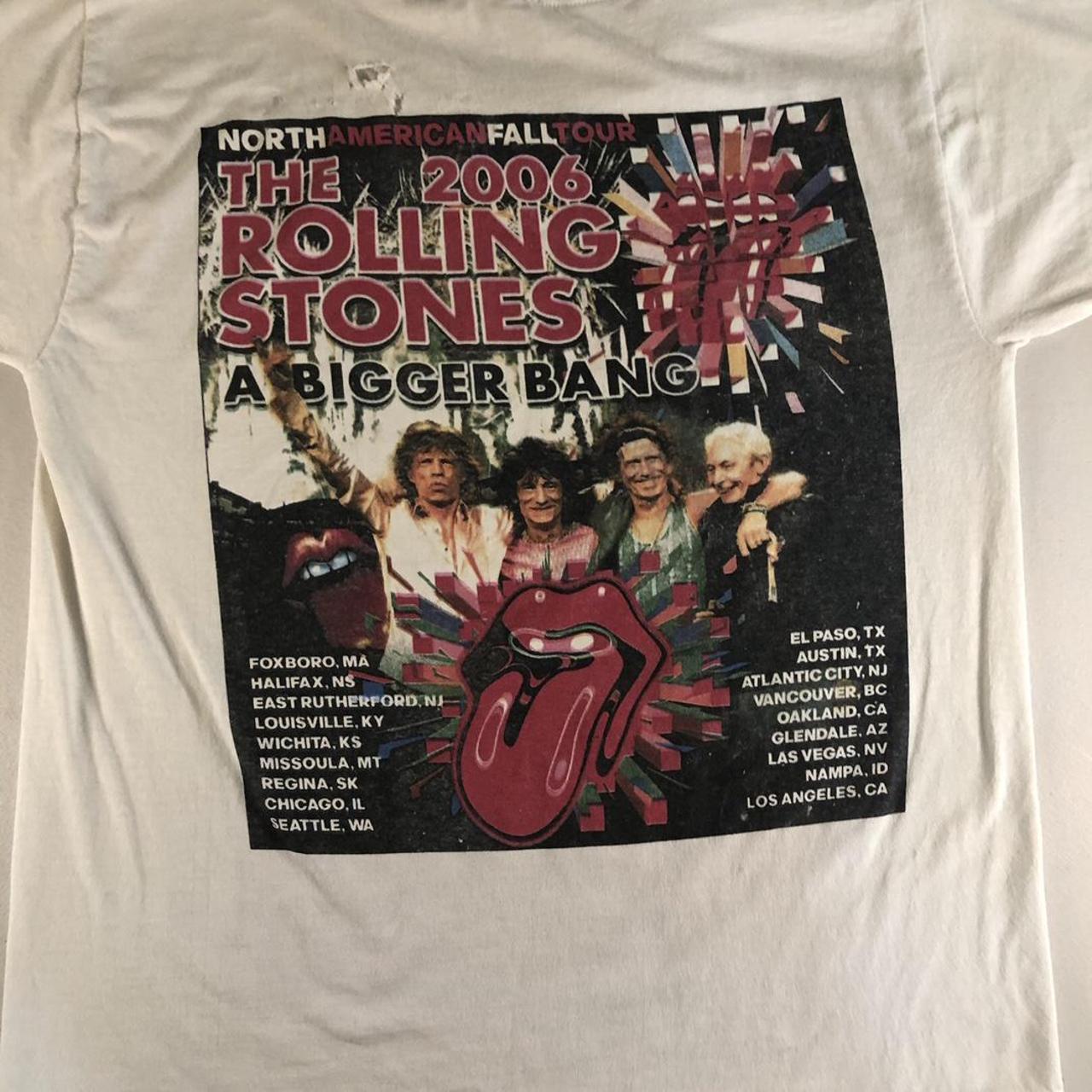 2006 Rolling Stones tour t-shirt. Jerzees 50/50 tag.... - Depop