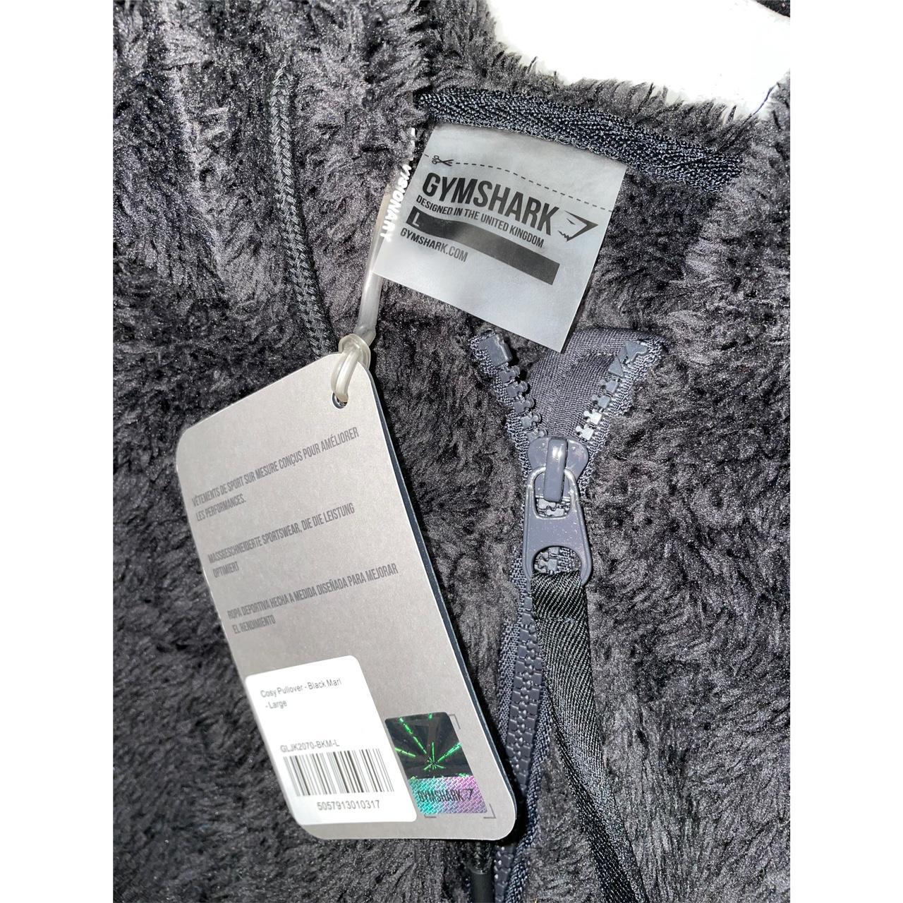 NWT: GYMSHARK, Cozy dark grey crop Very