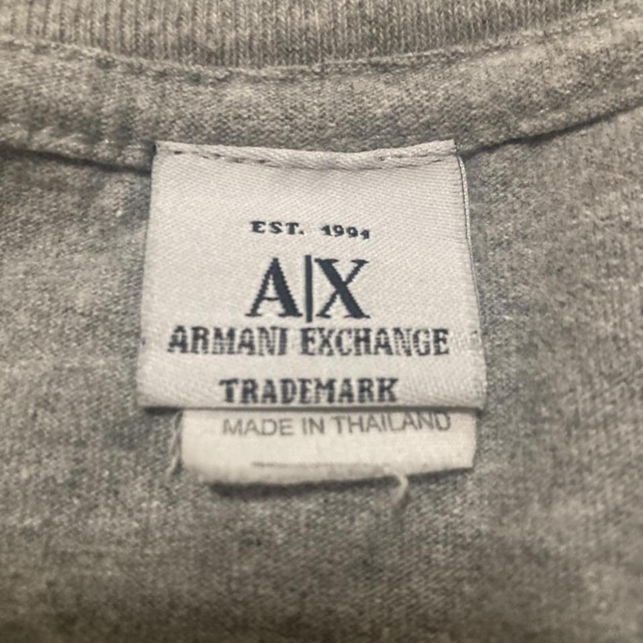 Armani Jeans Men's Grey and Black T-shirt (4)