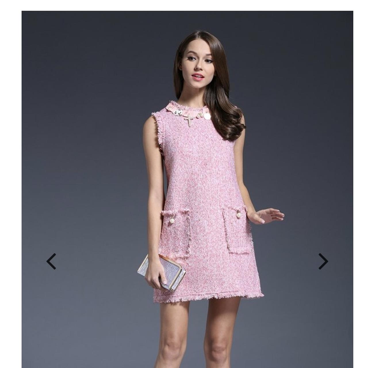 Top 78 chanel pink tweed dress mới nhất  trieuson5