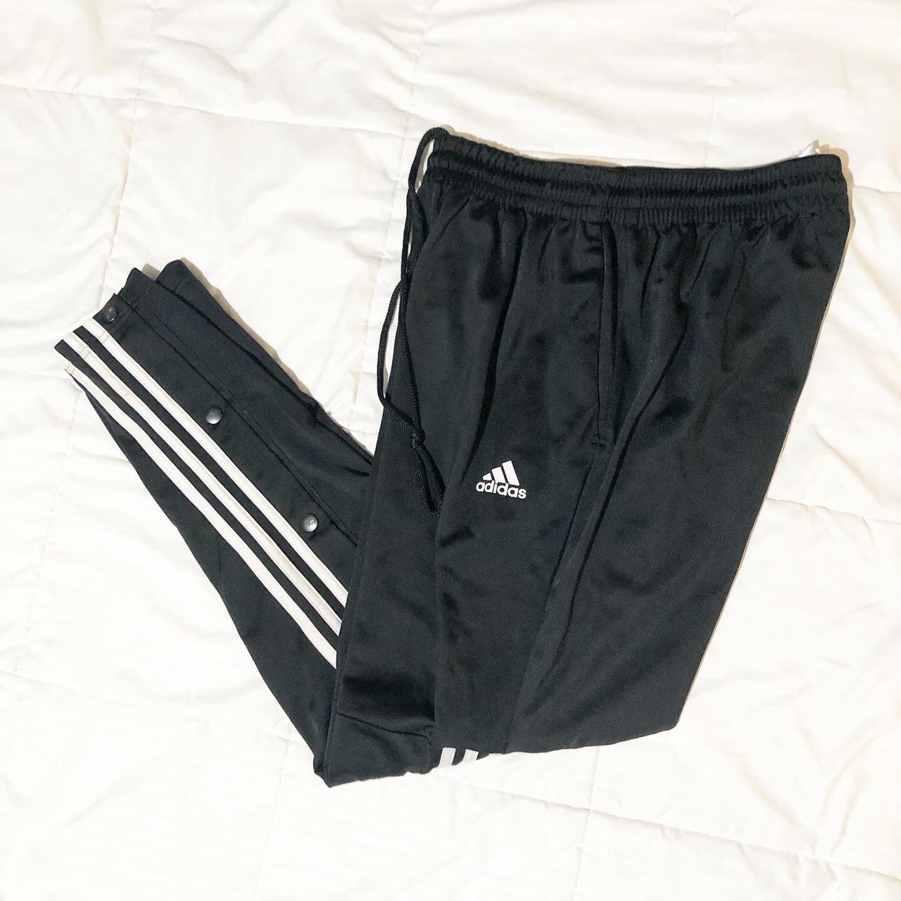 Adidas striped track pants size M - Depop