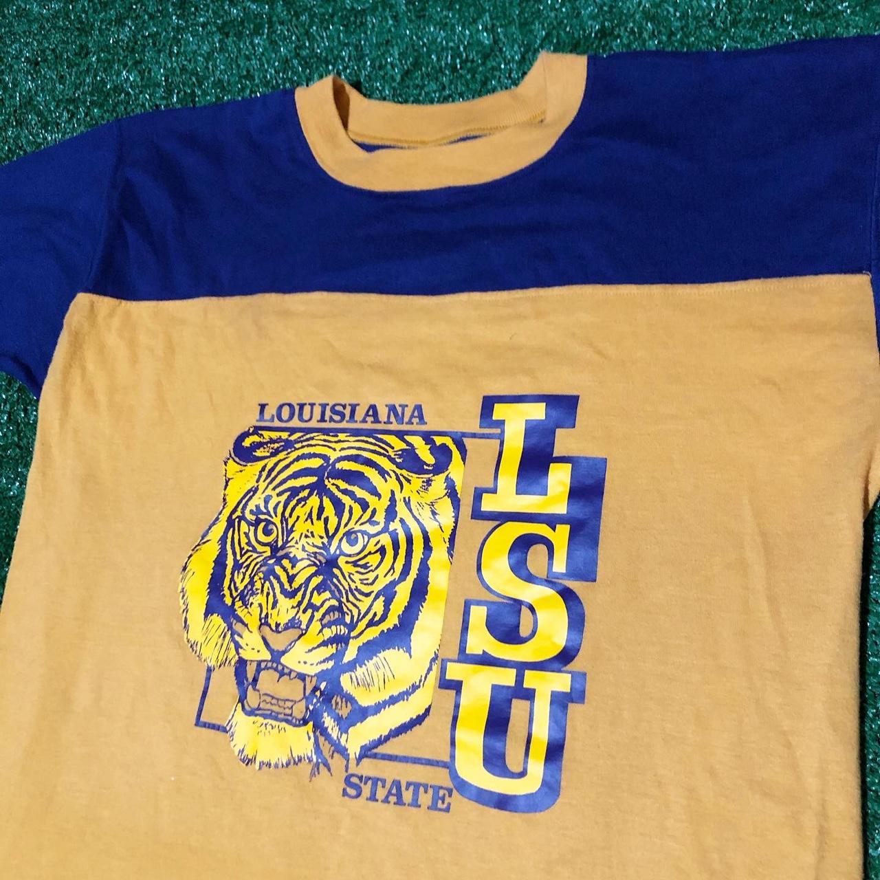 Vintage Louisiana State University T Shirt Size M. - Depop