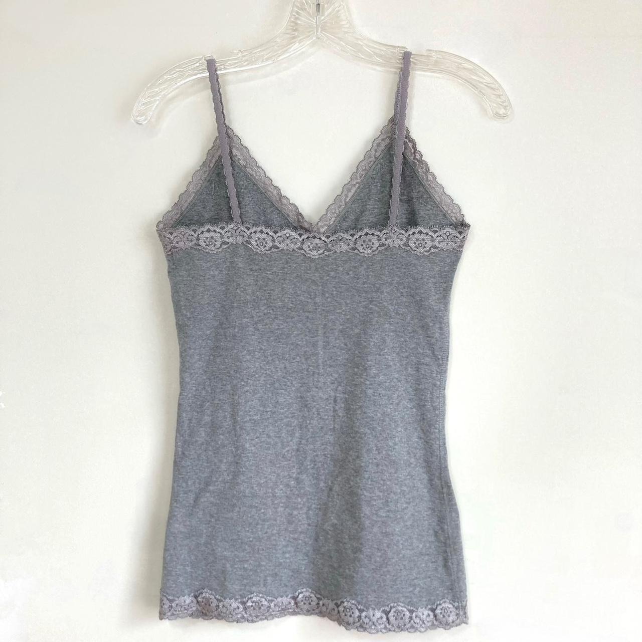 Hollister y2k Grey Lace Tank Top, Fits a size