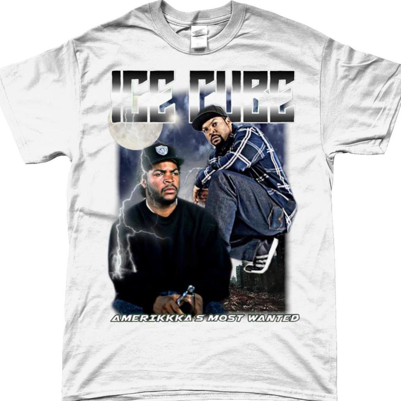 Short sleeve Ice Cube graphic tee with 'Ice Cube'... - Depop