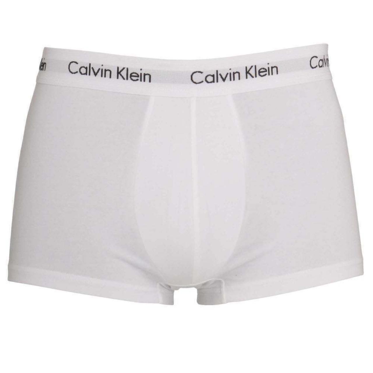 Calvin Klein Men's Black and White Boxers-and-briefs | Depop