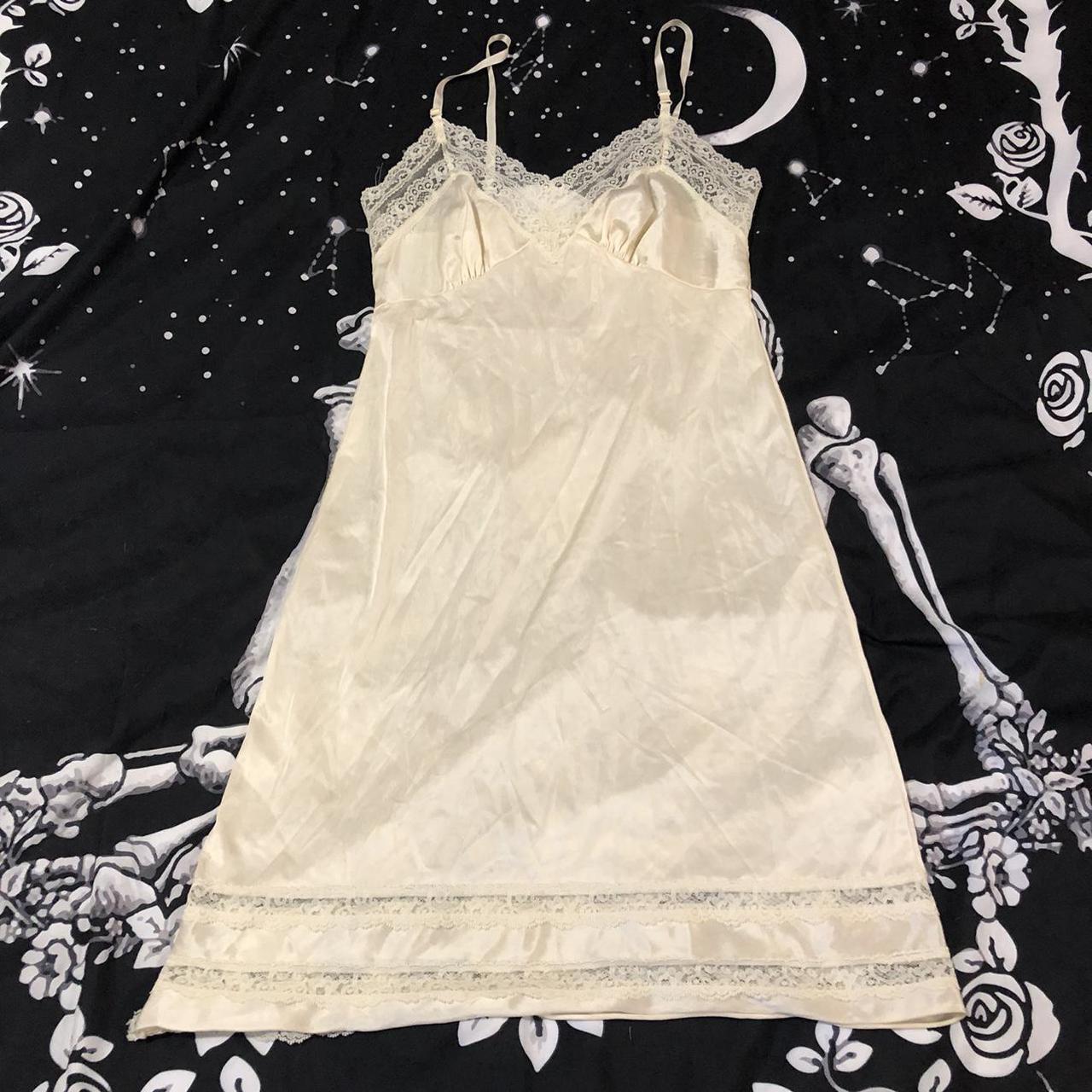 Product Image 1 - White slip dress lace nightgown
