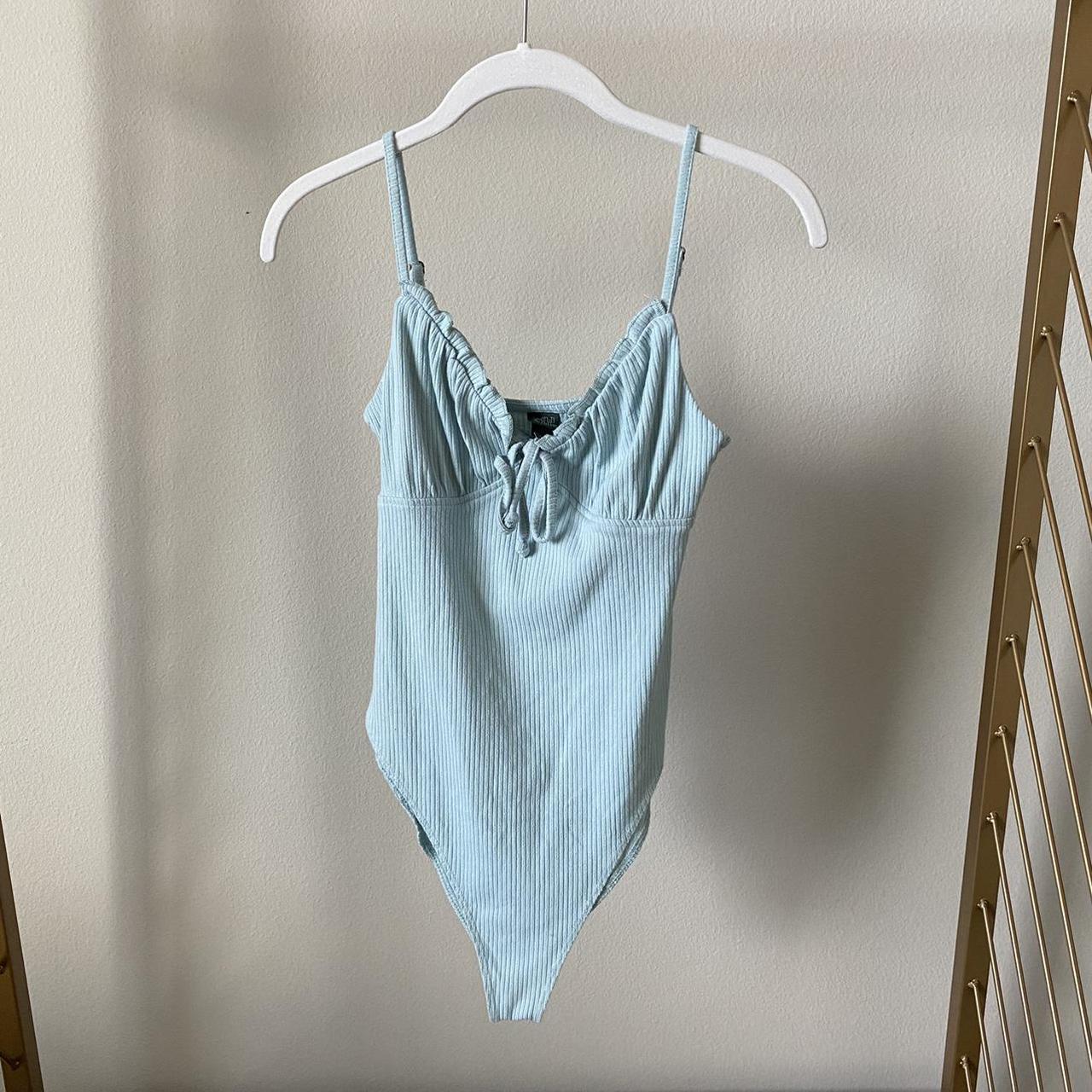 WILD FABLE Mint Blue Bodysuit, Gently loved, in good