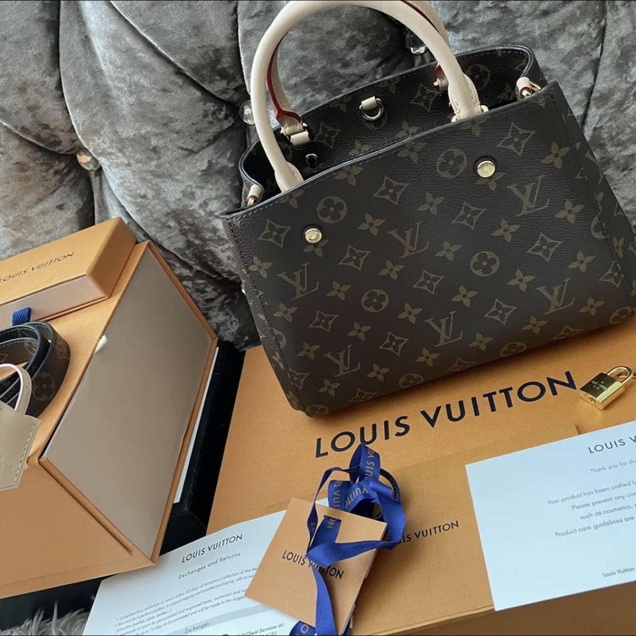 Used Louis Vuitton Montaigne BB Handbag
