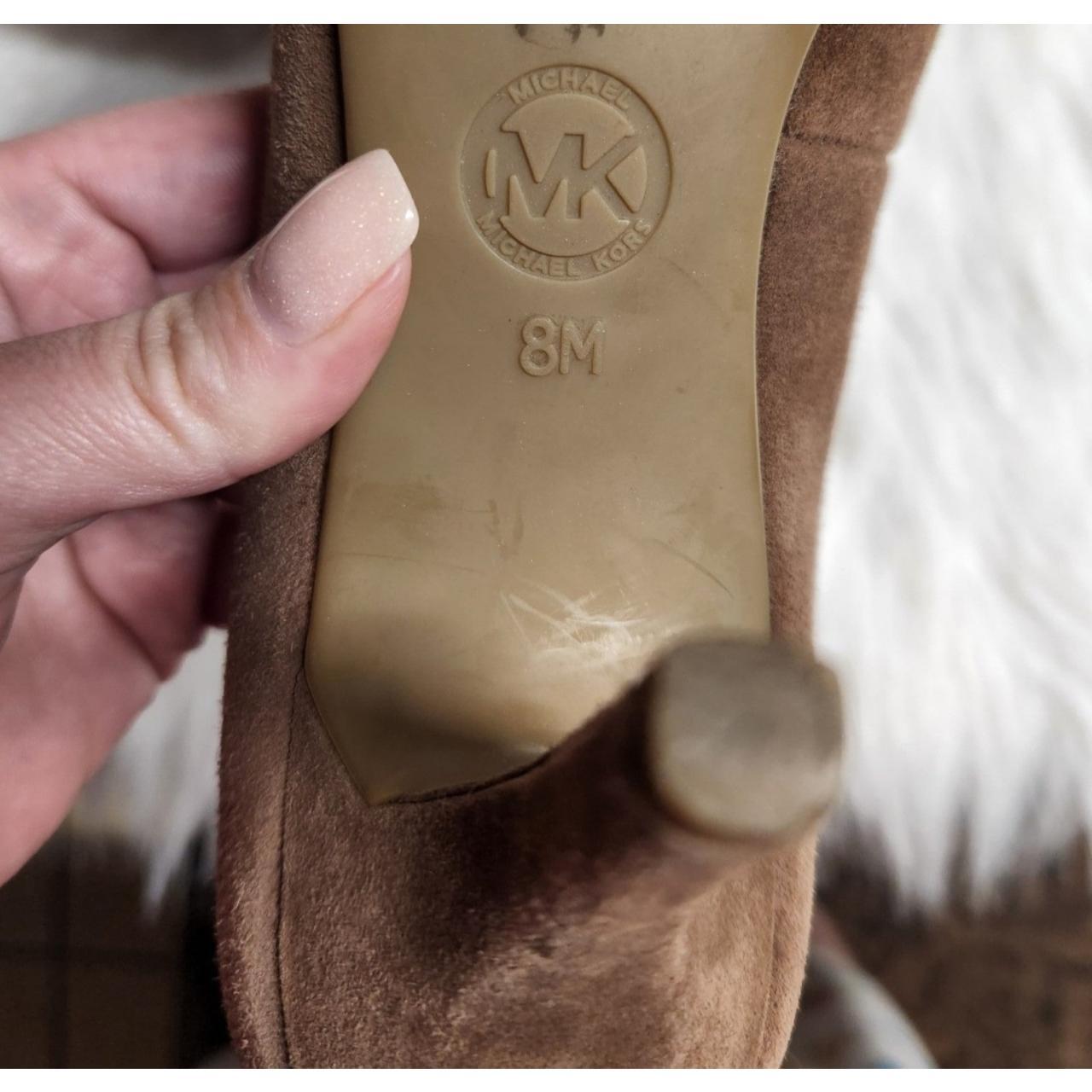 michael kors brown heels