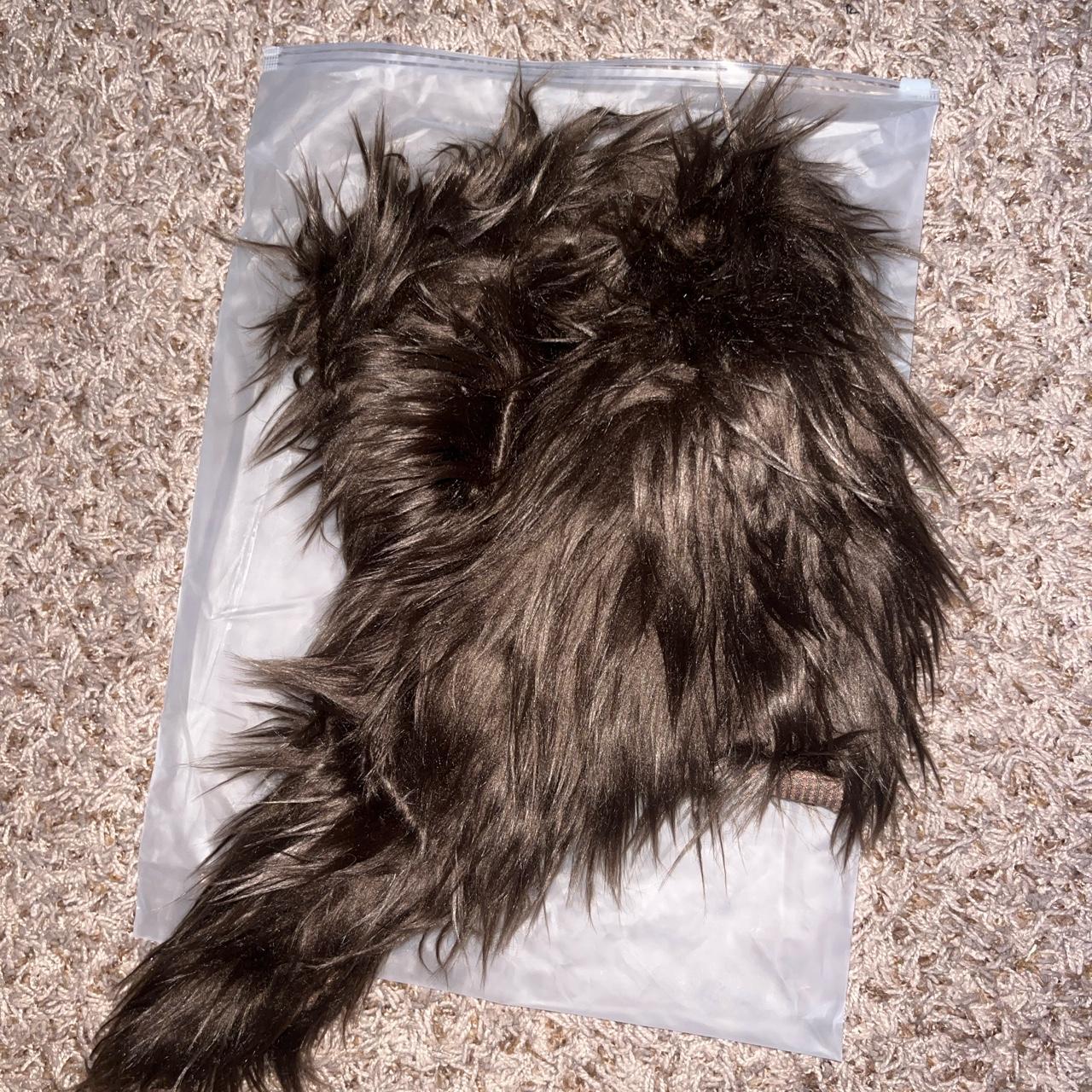 Safety bear furry hat, super limited quantity 10/10... Depop