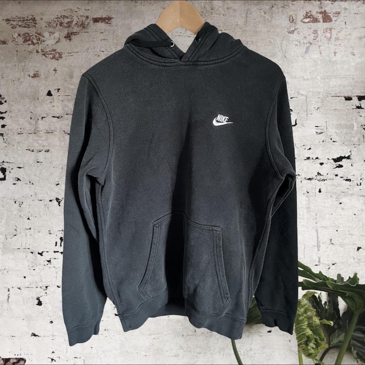 Vintage 90s Nike hoodie with embroidered swoosh logo... - Depop