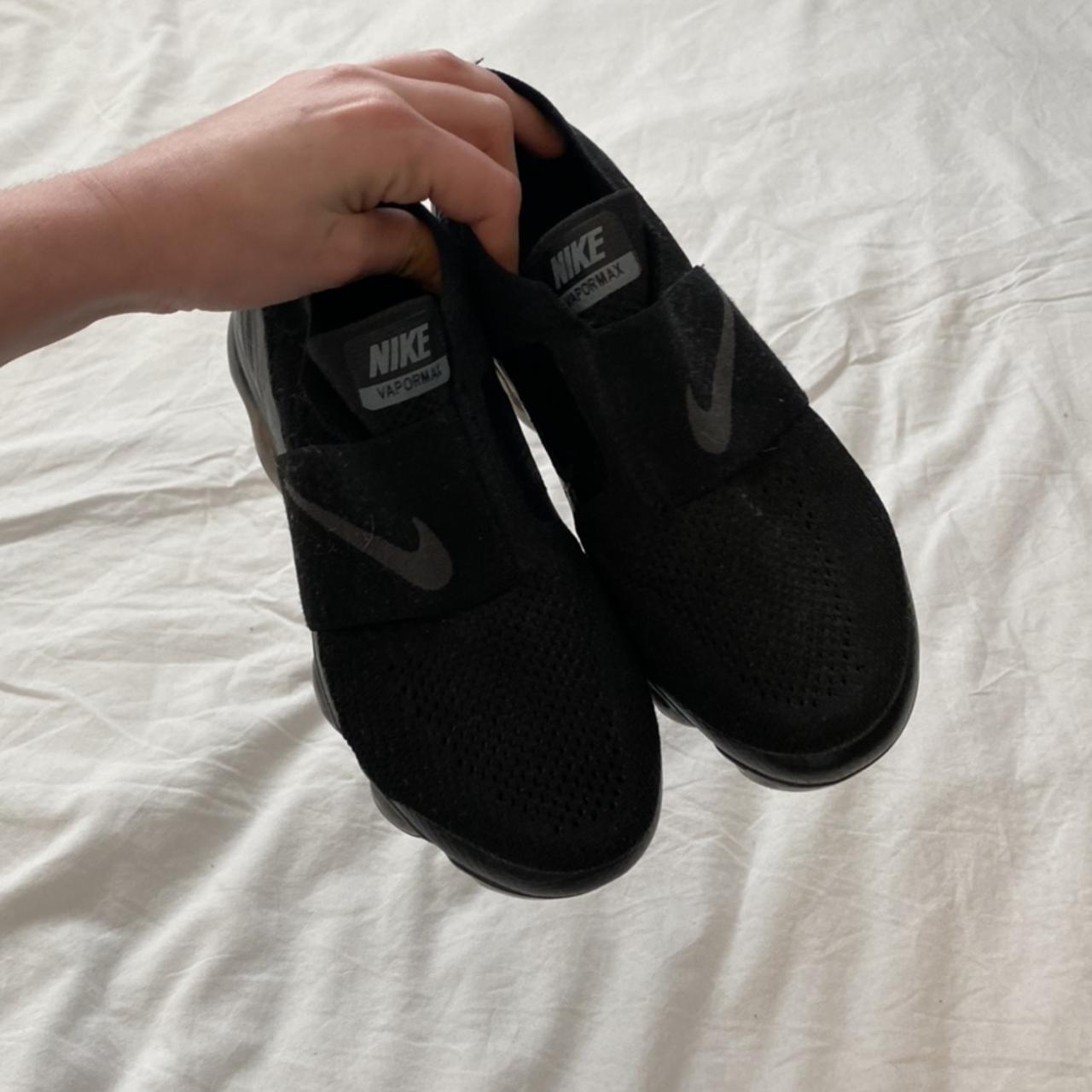 vapormax no laces black